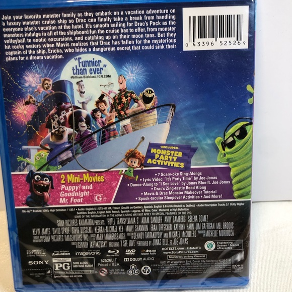 Hotel Transylvania 3 [Blu-ray] Blu-ray New - Picture 4 of 4